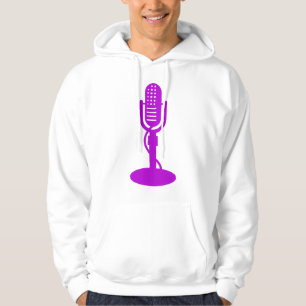 Mikrofon - Lila Hoodie