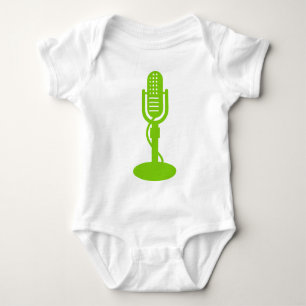 Mikrofon - Martian Green Baby Strampler