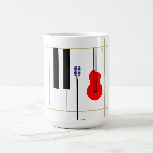 Mikrofon och Instrument Kaffeetasse (Mittel)