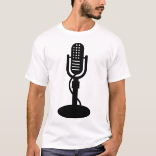 Mikrofon - Schwarz T-Shirt