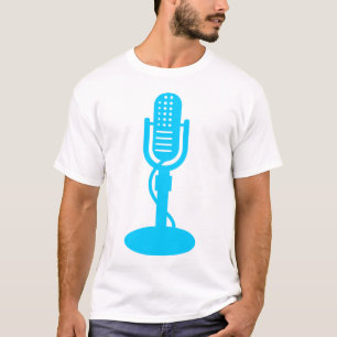 Mikrofon - Sky Blue T-Shirt