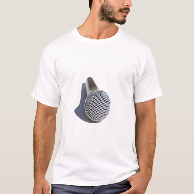 Mikrofon T-Shirt (Vorderseite)