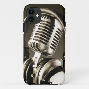 Mikrofon- und Kopfhörer-Etasche iPhone 11 Hülle