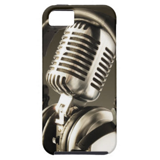 Mikrofon- und Kopfhörer-Etuikover iPhone 5 Etui