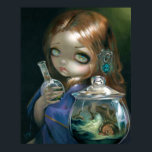 Mikrokosmos: Meeresmonster ART DRUCKEN Pop Surreal Poster<br><div class="desc">"Mikrokosmos: Sea Monsters" ist das vierte Gemälde meiner Microcosms-Serie - das Thema Alchemischer Mikrokosmen - Miniatur-Leben und Welten, die in Gläser oder Beakers entstanden sind. Diese Folge zeigt ein wunderschönes Mädchen, das in einem sehr klassischen Stil gemalt wurde, basierend auf meiner Nichte Eleanor - und ein wütendes Meer mit historisch...</div>