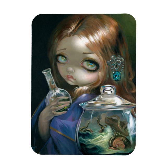 "Mikrokosmos: Seemonster" Flex-Magnet Magnet (Vertikal)