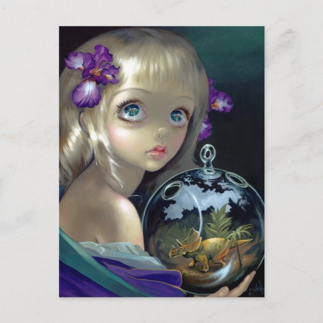 "Mikrokosmos: Triceratops" Postkarte (Vorderseite)