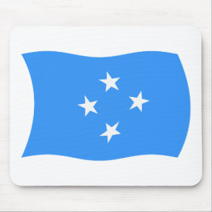 Mikronesien-Flagge-Mauspad Mousepad