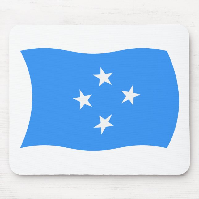 Mikronesien-Flagge-Mauspad Mousepad (Vorne)