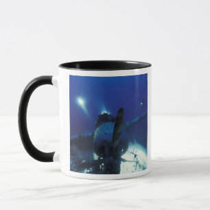 Mikronesien, Palau, Weltkulturerbe. Taucher Tasse