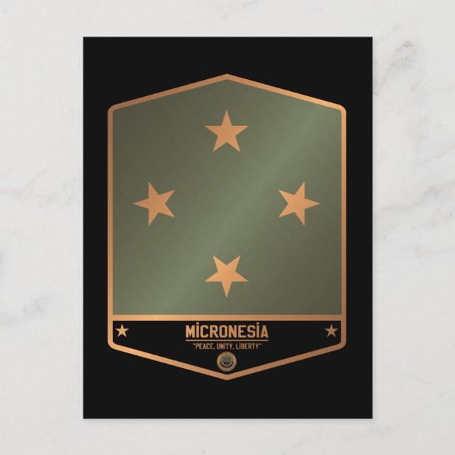 Mikronesien Postkarte (Vorderseite)