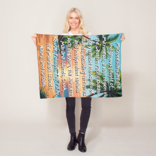 Mikronesien Wir sind eine Lücke Fleecedecke