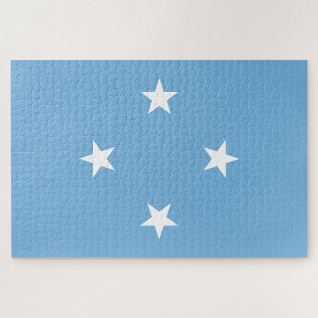 Mikronesische Flagge (Federated Staaten of Microne (Horizontal)