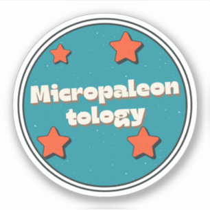 Mikropaläontologie Aufkleber