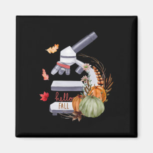 Mikroskop-Blume Pumpkin Mikrobiologie Biologie Tha Magnet