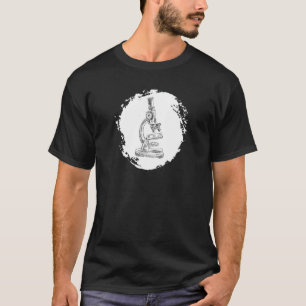 Mikroskop für Männer Biologie Nerd Wissenschaft La T-Shirt