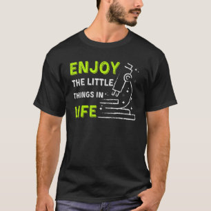 Mikroskop für Männer Frauen Biologie Nerd Wissensc T-Shirt