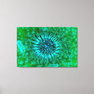 Mikroskopische Ansicht von Dendrimers 3 Leinwanddruck