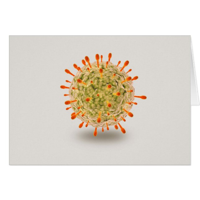 Mikroskopische Darstellung des Herpesvirus 2 (Vorderseite (Horizontal))