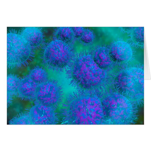 Mikroskopische Sicht von Diplococcus Bacterium (Vorderseite (Horizontal))