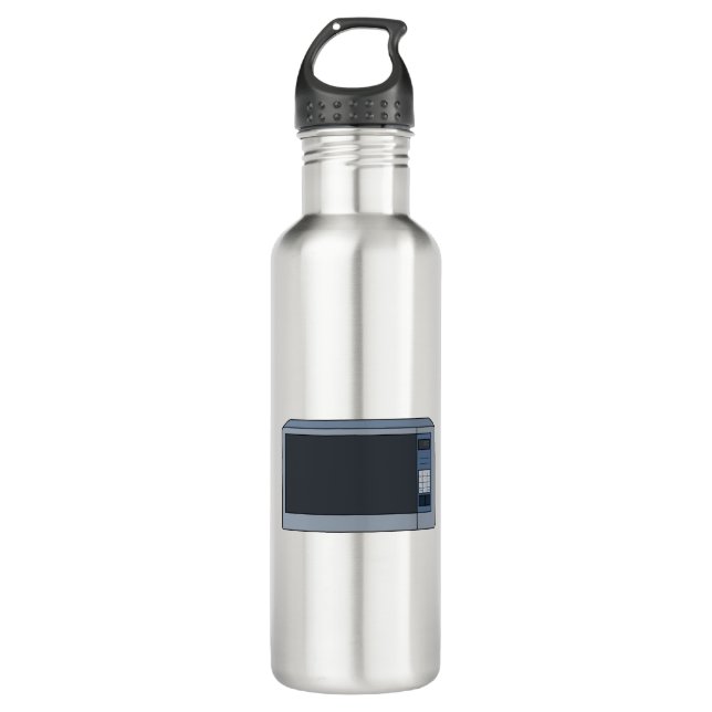 Mikrowelle Edelstahlflasche (Vorderseite)