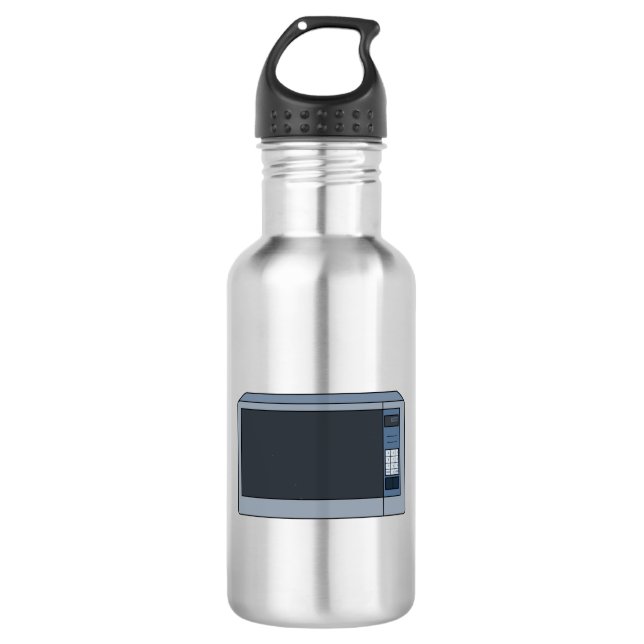 Mikrowelle Edelstahlflasche (Vorderseite)