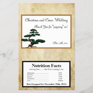 Mikrowellen-Popcorn-Verpackung Geisha Flyer