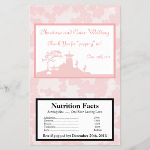 Mikrowellen-Popcorn-Verpackung Orientalischer Gart Flyer