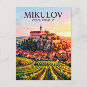 Mikulov Tschechien Postkarte