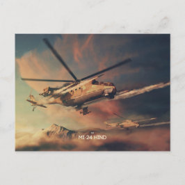 Mil Mi-24 Hind Postkarte