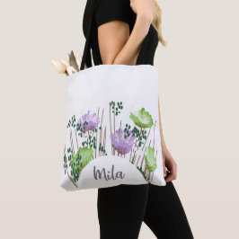 Mila Floral Monogram Tasche