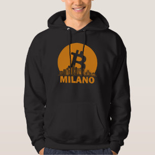 Milan Bitcoin Maximalist Bitcoin Mailand Skyline Hoodie