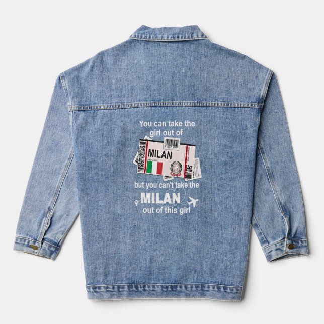 Milan Boarding Pass Milan Girl Milan (Verso)