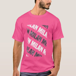 Milan Camo Muster Graue Tarnung T-Shirt
