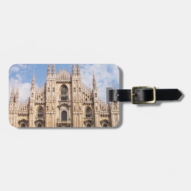 Milan Duomo Gepäcktag Gepäckanhänger (Vorderseite horizontal)