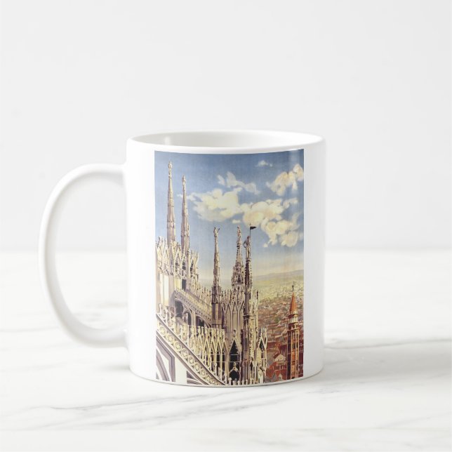 Milan Duomo Kathedrale Geburt Heilige Maria Kaffeetasse (Links)