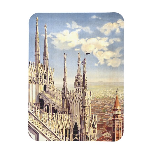 Milan Duomo Kathedrale Geburt Heilige Maria Magnet (Vertikal)