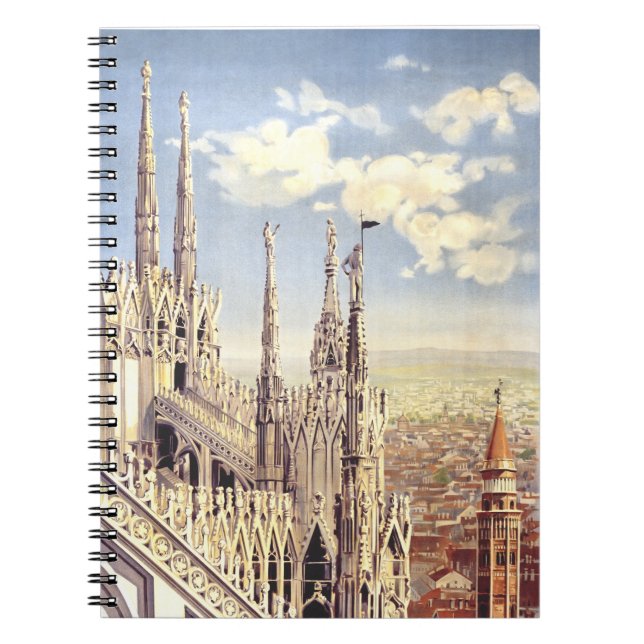 Milan Duomo Kathedrale Geburt Heilige Maria Notizblock (Vorderseite)