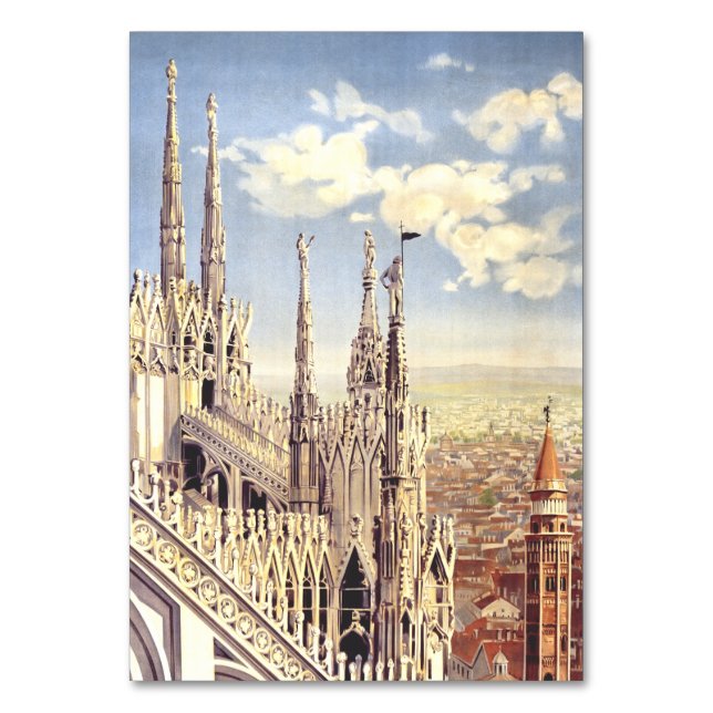 Milan Duomo Kathedrale Geburt Heilige Maria Tischnummer (Vorderseite)