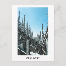 Milan Duomo Roof Postkarte
