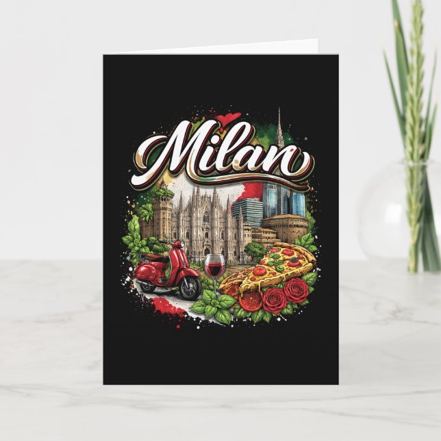 Milan Feiertagskarte (Vorderseite)