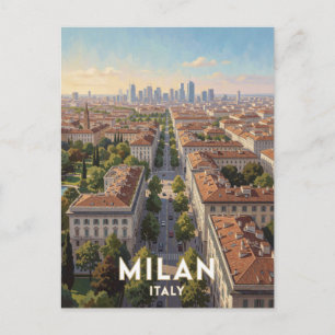 Milan Italien Dom Reise Szene ✨ Postkarte
