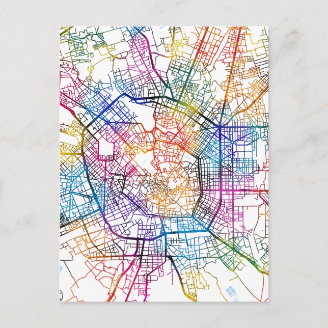 Milan Italien Karte (Vorderseite)