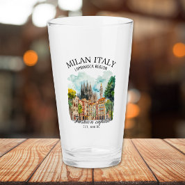 Milan Italy Design – Lombardia Skyline  Glas
