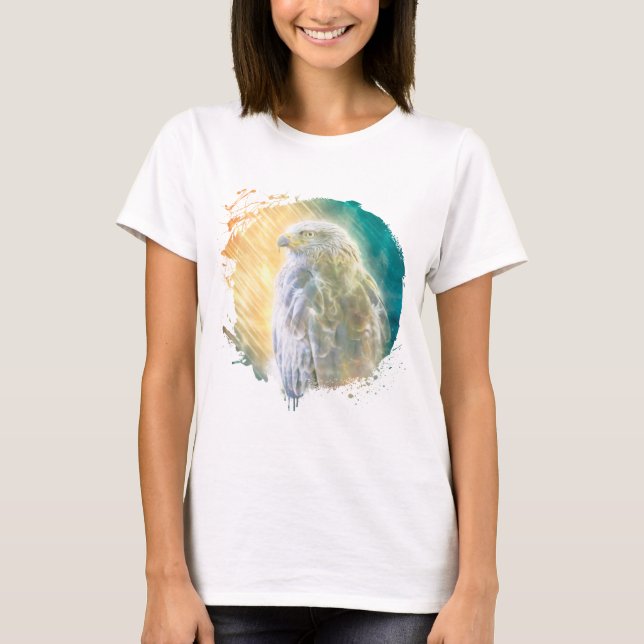 Milan Oiseau Animal Vie Sauvage Forêt Nature T-Shirt (Vorderseite)