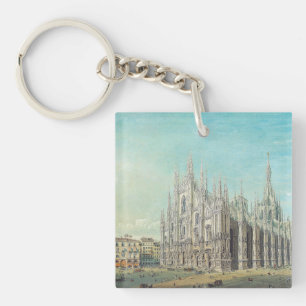 Milan Piazza du Duomo années 1850 par Carlo Bossol