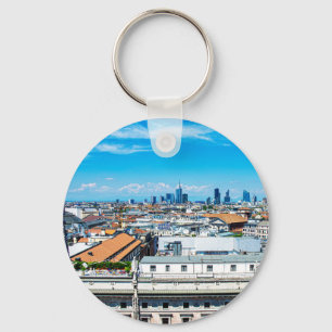 Milan skyline schlüsselanhänger