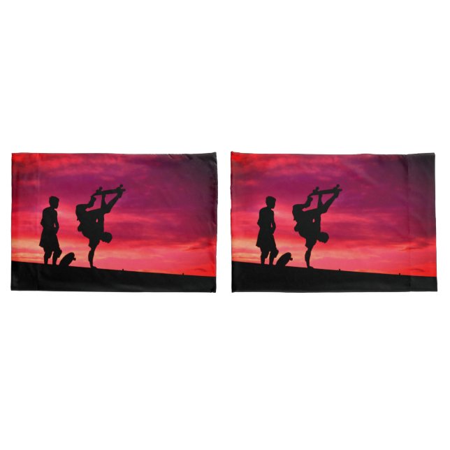 Milan Sunset mit Lance und Caballero Kissenbezug (Rückseite-Set)