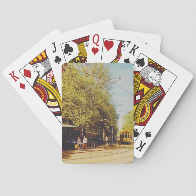 Milano in Spring Spielkarten (Rückseite)