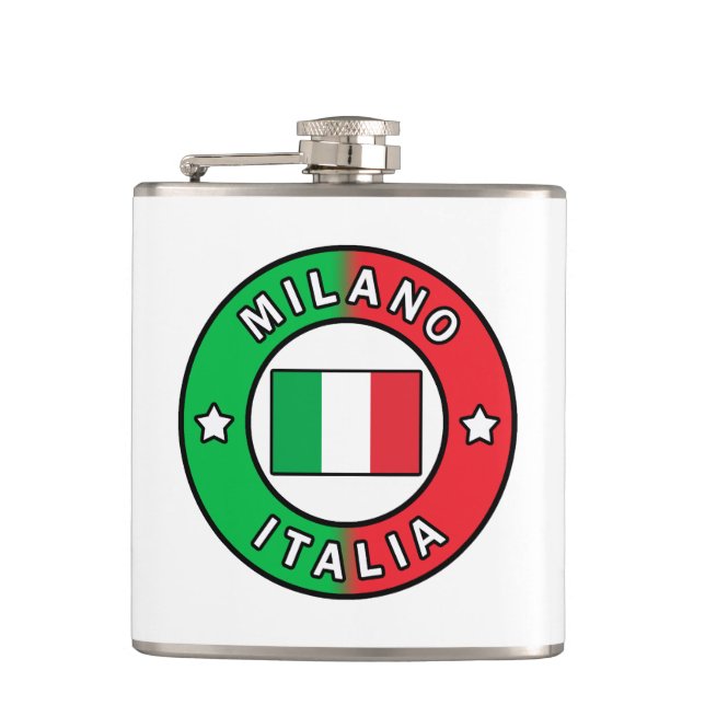 Milano Italia Flachmann (Vorderseite)